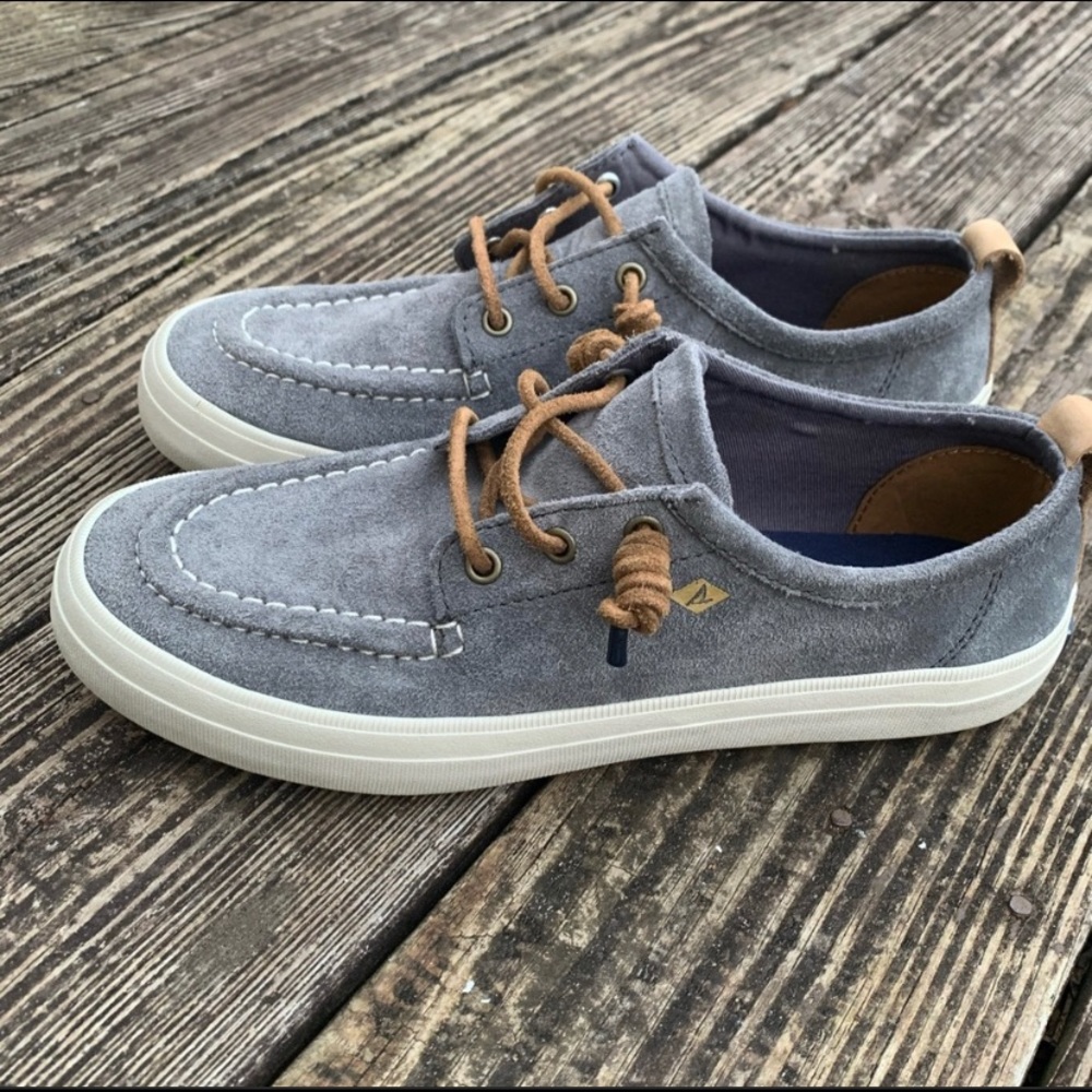 Sperry - Crest Lug Suede Sneaker Blue/Tan